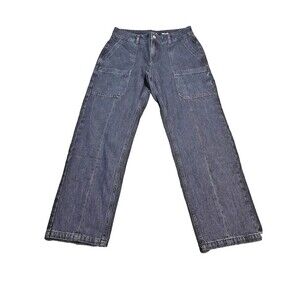 Womans Find Denim Jeans Wide Leg Y2k Jeans size w30xL32 Dark blue